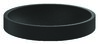 Vasque RAVA - trou robinet sans trop plein Inox noir mat