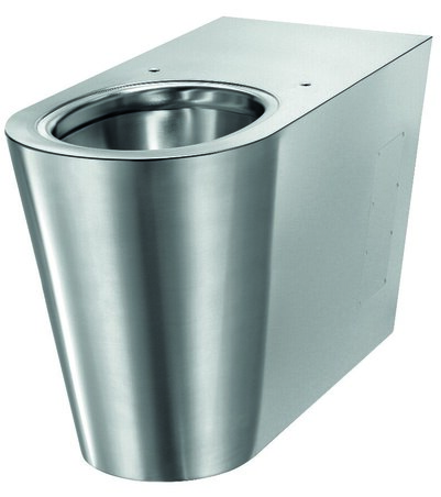 WC 700 P à poser alimentation horizontale Inox