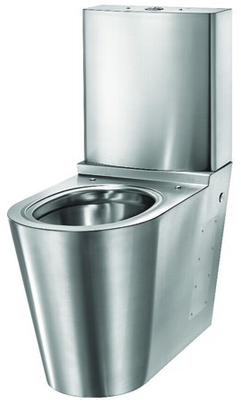 WC MONOBLOCO S21 Inox 304 satiné