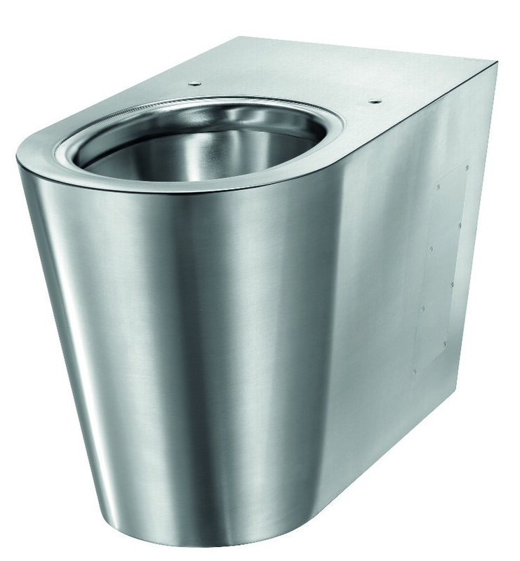WC S21 P à poser alimentation horizontale Inox