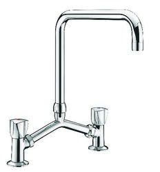 Mélangeur 2 trous sur plage - 45 l/min - Robinetterie pour Cuisines Professionnelles, réf. G65602