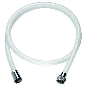 Flexible armé FF1/2" PVC blanc L.1,25 m