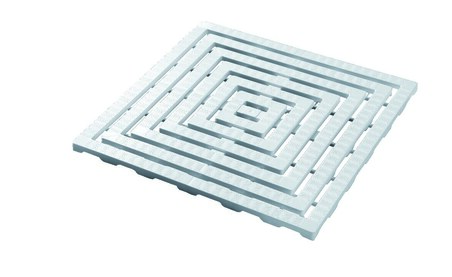 Caillebotis antidérapant plastique