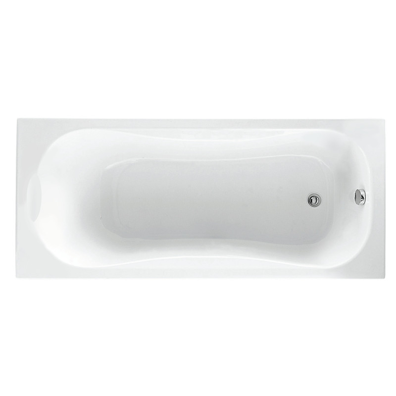 Baignoire balnéo CALYPSO 170 x 75 cm gauche whirlpool marche / arrêt vidage autom CAL517075OFS