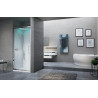 Cabine de douche EON G + F en niche 90 x 90 cm mitigeur mécanique (receveur haut) EONGN99M