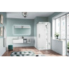 Cabine hydromassante GLAX 2.0 1 A (B.11,5) 100 x 70 cm verre transparent gauche G21A197ST5