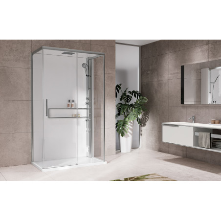 Cabine hydromassante GLAX 2.0 2 2P + 2F (B.11,5) 120 x 80 cm mitigeur mécanique G222PF129M5