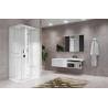 Cabine hydromassante GLAX 2.0 2 A (B.4,5) 100 x 80 cm verre transparent droite G22A108DT1L