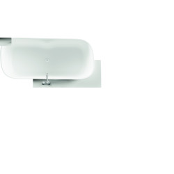 Baignoire balnéo INFINITIVE natural AIR avec meuble angle INFN17075O2AD