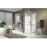 Cabine de douche MEDIA 2.0 G + F 90 x 90 cm mitigeur mitigeur mécanique verre