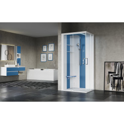 Cabine hydromassante SKILL A 100 x 80 cm SKIA109DT1F