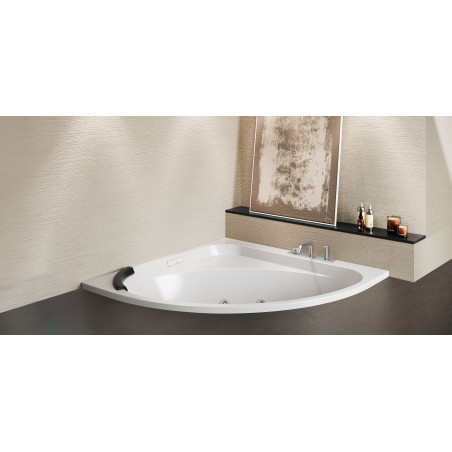 Baignoire balnéo STILE C hydromassage plus + remplissage blanc