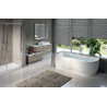 Baignoire balnéo VENUS 180 x 80 cm droite whirlpool + désinfection écran vidage autom VEN318080PED