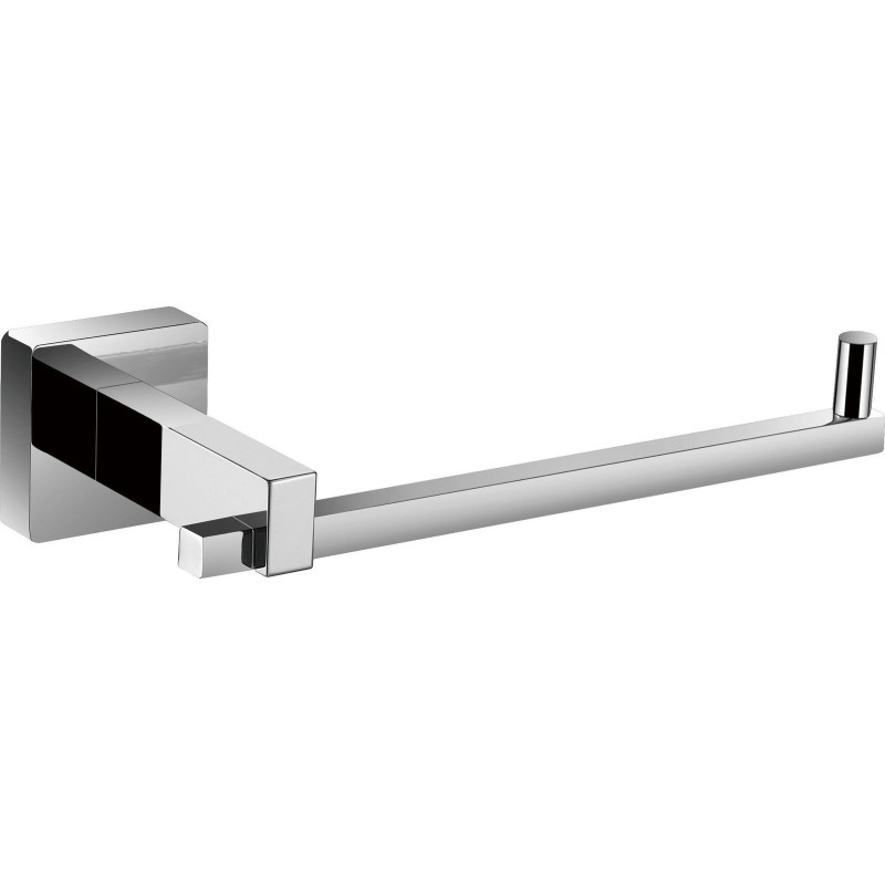 Distributeur papier WC CUBIC L158 x P75 x H38 mm, en laiton chromé