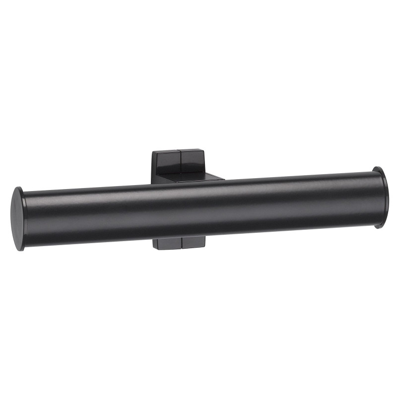 Distributeur papier WC double 265x70x67,5 mm, tube alu époxy anthracite Ø38x25mm