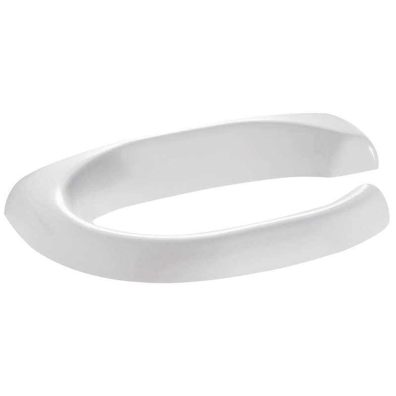 Distributeur papier WC 200x110x30 mm, sans couvercle, résine thermodurcie blanc