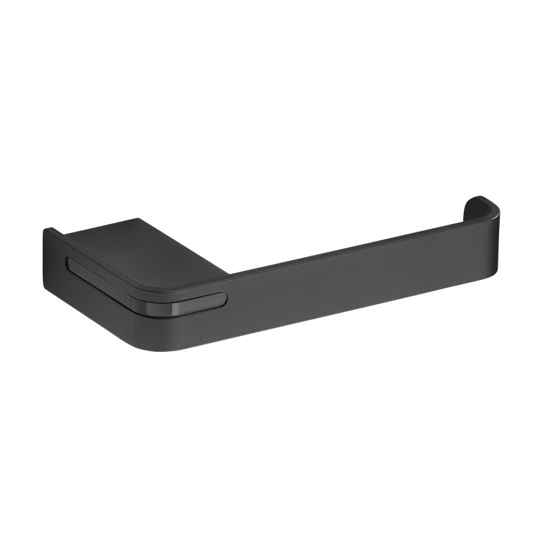 Distributeur papier WC rouleau 165mm, alu Plié thermolaqué noir mat