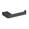 Distributeur papier WC rouleau 165mm, alu Plié thermolaqué noir mat