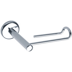 Distributeur papier WC rouleau LOFT, tube laiton chromé Ø 16 mm