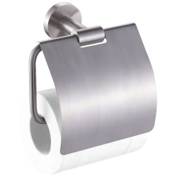 Distributeur papier WC rouleau STYLE, avec couvercle, inox brossé