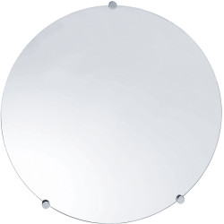 Miroir rond Ø 500 mm, épaisseur 4 mm, colisage par 5 pièces