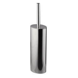 Porte-balayette 100 x 78 x 385 mm, inox brillant et tube inox forme elliptique