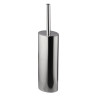 Porte-balayette 100 x 78 x 385 mm, inox brillant et tube inox forme elliptique