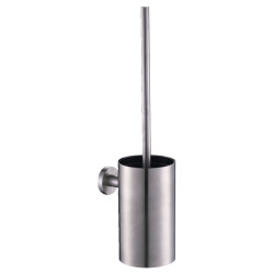 Porte-balayette STYLE 120 x 366 mm, inox brossé, fixation murale