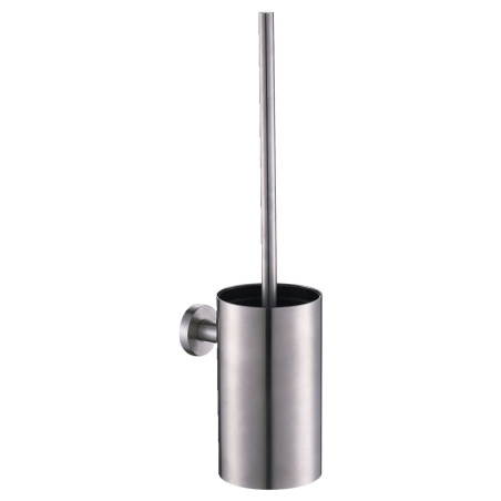 Porte-balayette STYLE 120 x 366 mm, inox brossé, fixation murale