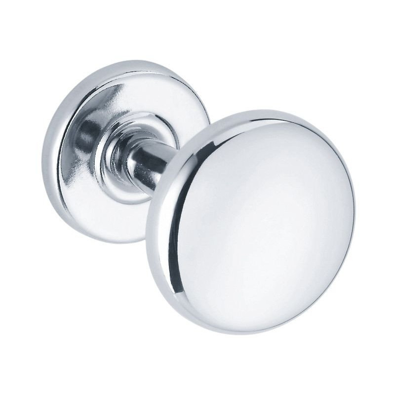 Porte-peignoir 1 tête 70 x 43 mm tête Ø 50 mm, acier chromé