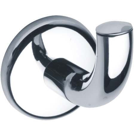 Porte-peignoir 1 tête LOFT, profondeur 98 mm, tube laiton chromé Ø 16 mm