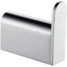 Porte-peignoir 1 tête PURE, profondeur 63 mm, laiton chromé