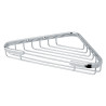 Porte-savon fil d'angle mural 242 x 185 x 32 mm, laiton chromé