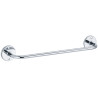 Porte-serviettes 1 barre fixe 473 mm, tube acier chromé Ø 12 mm