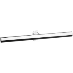 Porte-serviettes double 535 x 70 x 67,5 mm, tube alu. anodisé Ø 38x25 mm