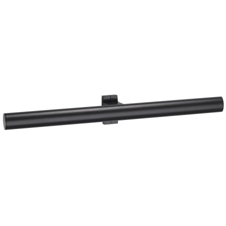 Porte-serviettes double 535 x 70 x 67,5 mm, tube alu. époxy anthracite Ø38x25 mm