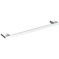Porte-serviettes PURE 595 mm, 1 barre fixe de hauteur 20 mm, laiton chromé