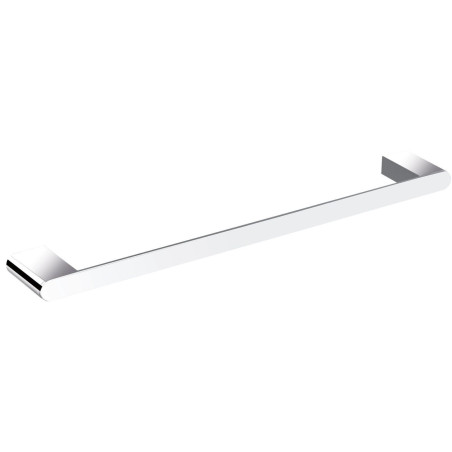 Porte-serviettes PURE 595 mm, 1 barre fixe de hauteur 20 mm, laiton chromé