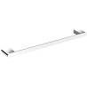 Porte-serviettes PURE 595 mm, 1 barre fixe de hauteur 20 mm, laiton chromé