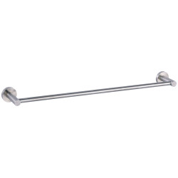 Porte-serviettes STYLE 643 mm, 1 barre fixe 600 mm, inox brossé