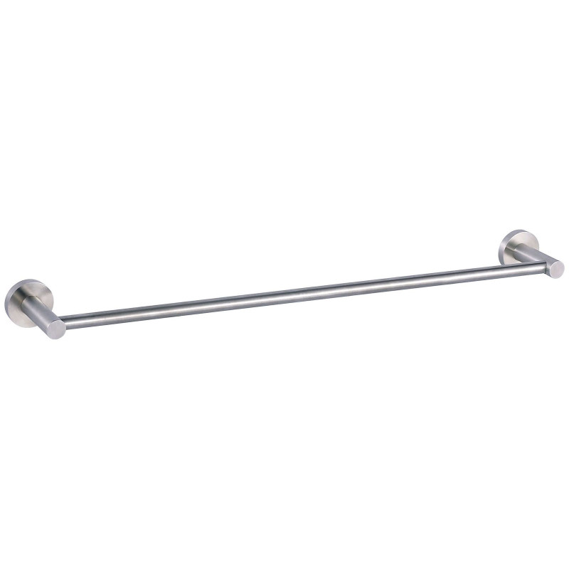 Porte-serviettes STYLE 643 mm, 1 barre fixe 600 mm, inox brossé