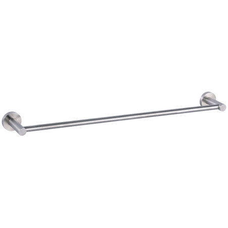Porte-serviettes STYLE 643 mm, 1 barre fixe 600 mm, inox brossé