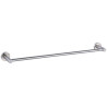Porte-serviettes STYLE 643 mm, 1 barre fixe 600 mm, inox brossé