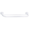Porte-serviettes 590 mm, 2 barres fixes 525 mm, tube acier époxy blanc Ø 25 mm