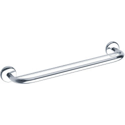 Porte-serviettes, 2 barres fixes, tube laiton chromé Ø 16 mm