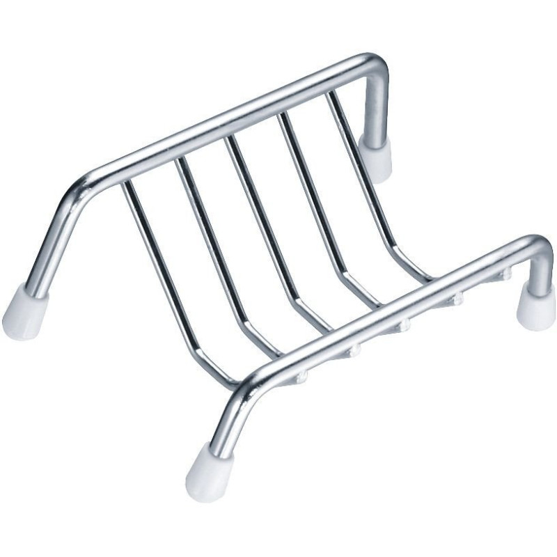 Porte-savon sur pieds 100 x 60 x 40 mm, fil Ø 2,5 mm, pied Ø 5 mm, inox 304