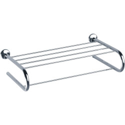 Rack porte-serviettes LOFT 500 x 300 x 113 mm, tube acier chromé Ø 16 mm