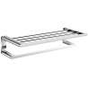 Rack porte-serviettes PURE 595 x 226 x 125 mm, laiton chromé