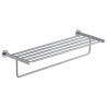 Rack porte-serviettes STYLE 583 x 230 x 140 mm, tube inox brossé