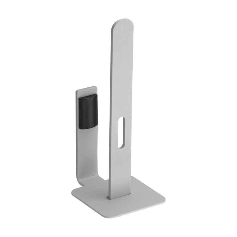 Réserve papier WC 2 rouleaux 203 mm, alu Plié thermolaqué gris mat